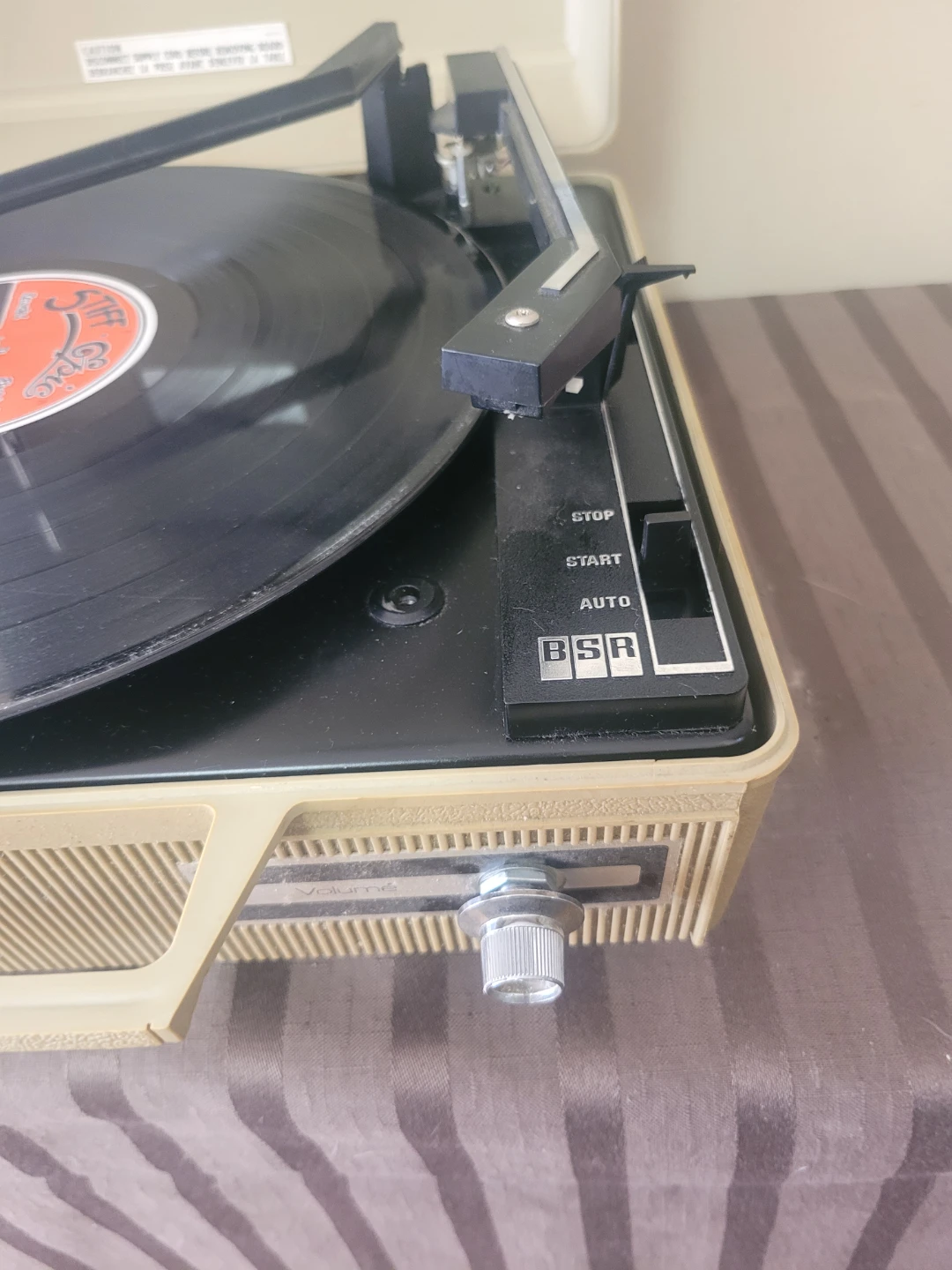 Sears Automatic BSR PORTABLE Record Player - photo 2