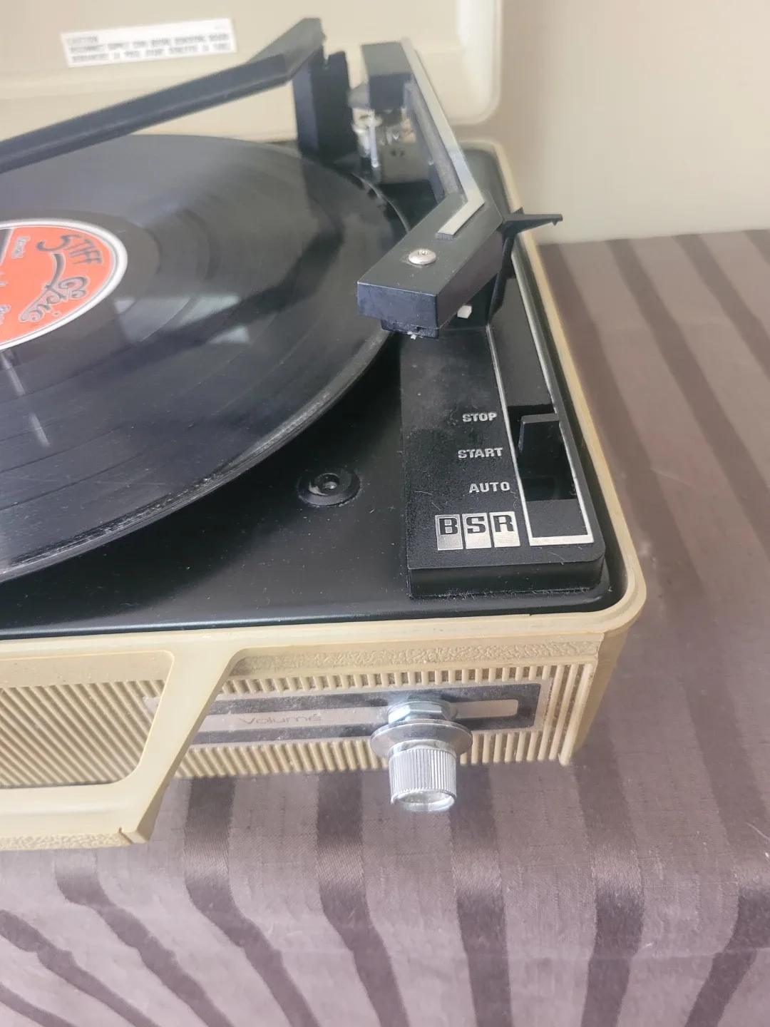 Sears Automatic BSR PORTABLE Record Player - photo 2