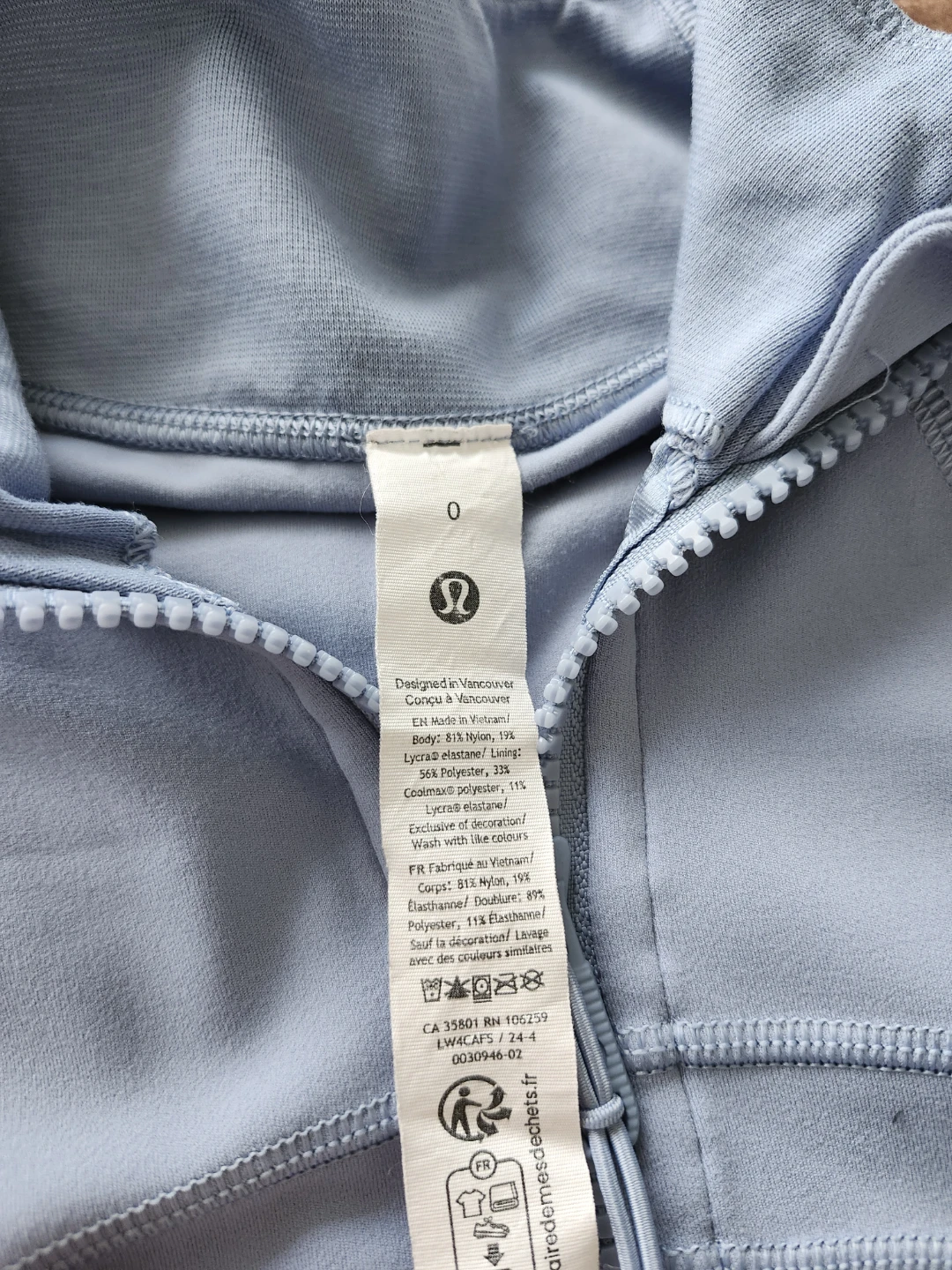 Lululemon Light Blue Athletic Jacket - photo 2
