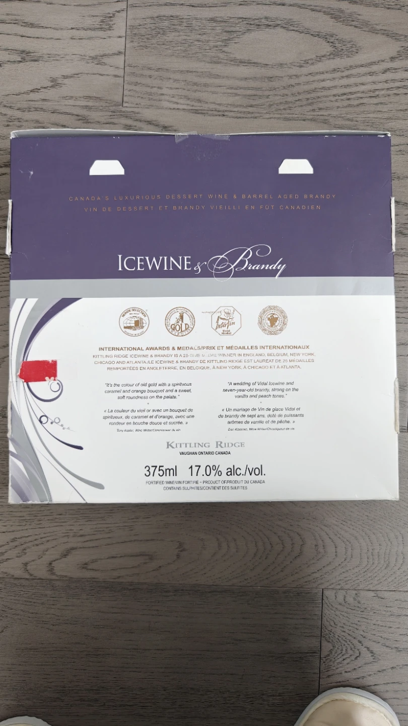 Kittling Ridge Icewine & Brandy Gift Set with Glasses - photo 3