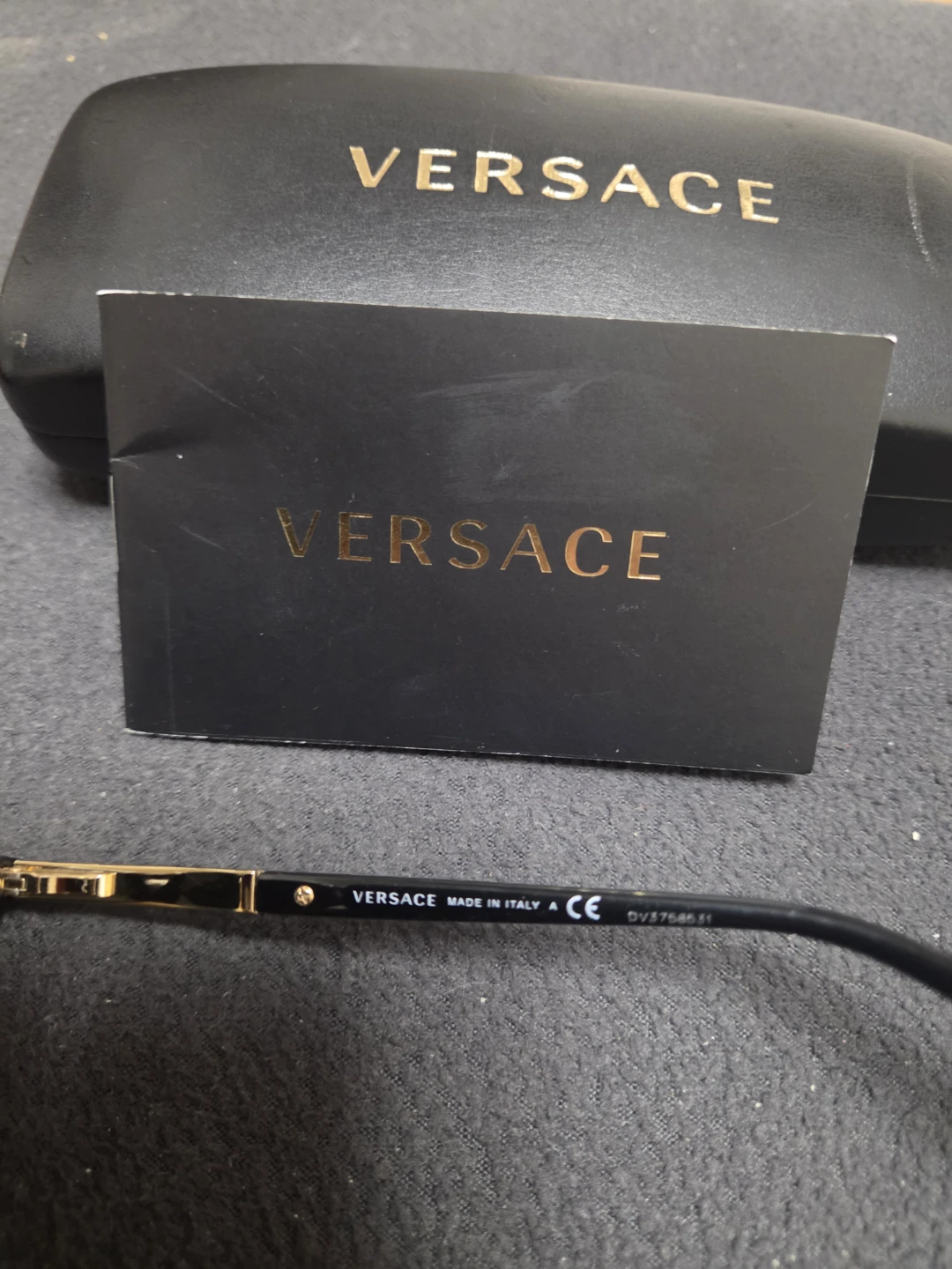 Versace Black Sunglasses with Case - photo 3
