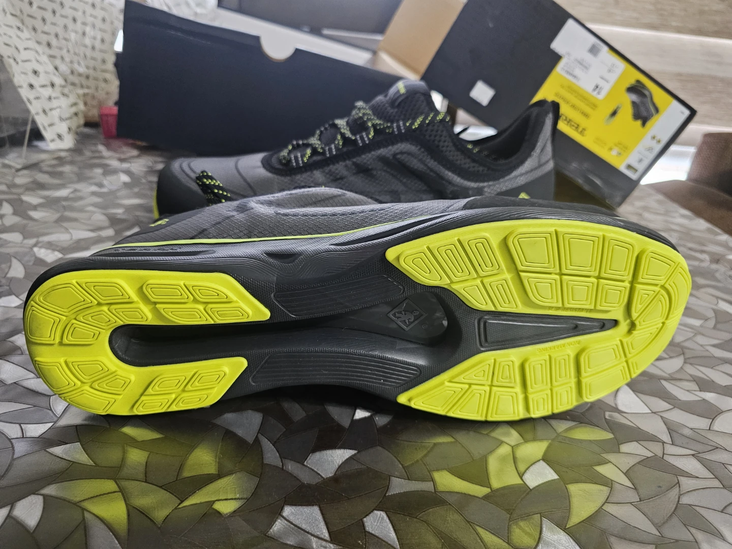 Terra Lites Composite Toe Work Boots - Black/Lime Size 14 - photo 4
