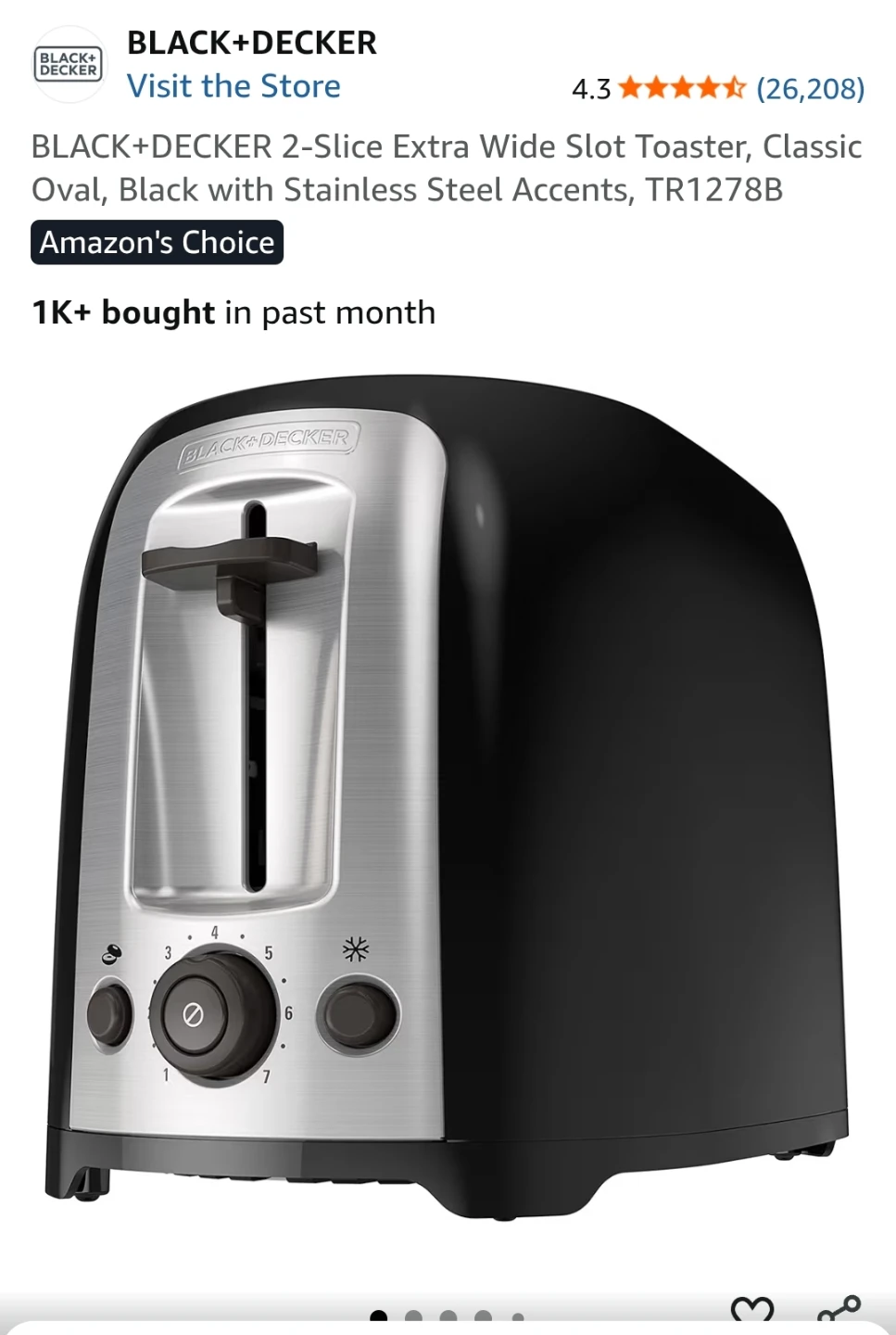 Black+Decker 2-Slice Toaster - photo 5