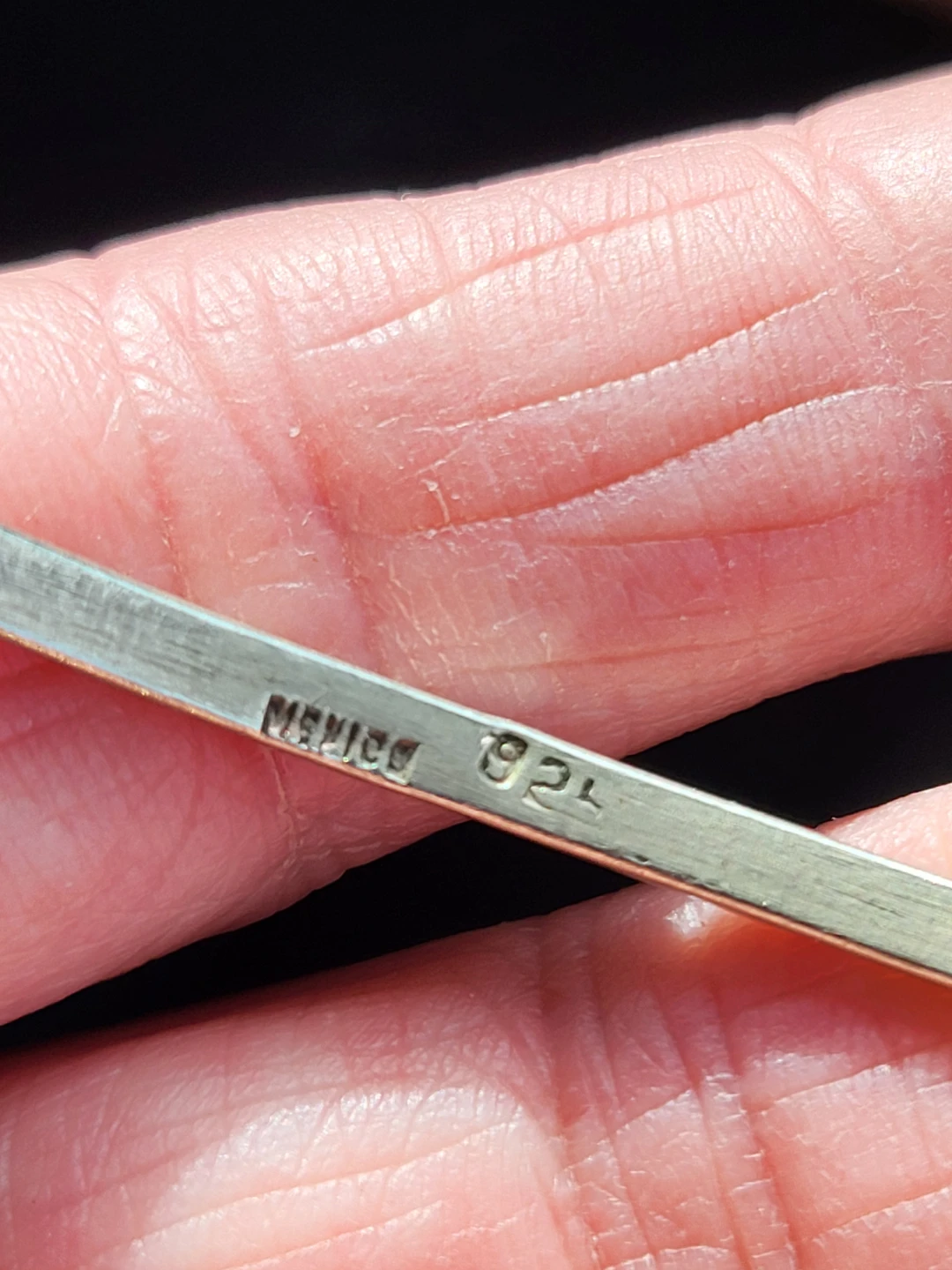 Mexican Sterling Silver 925 Bangle Bracelet - photo 4