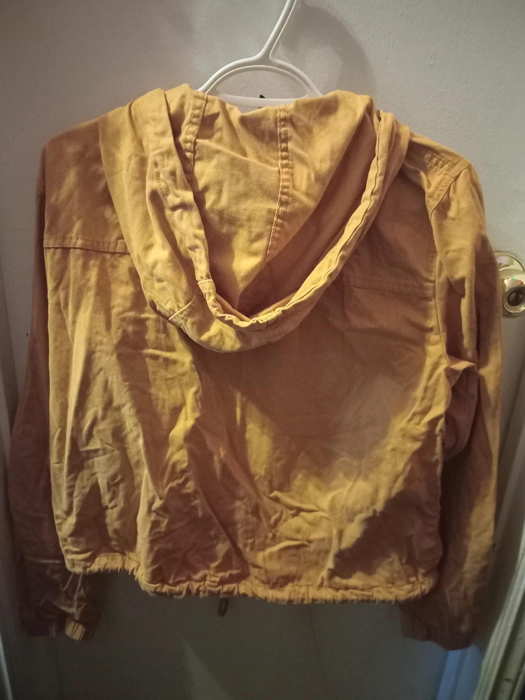 H&M Yellow Hooded Jacket - Size M - photo 2