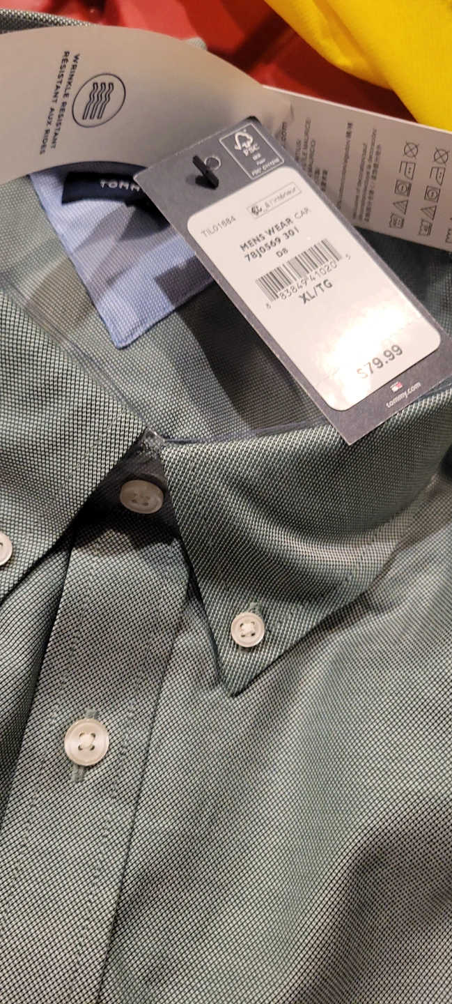 Tommy Hilfiger Men's Wear Button-Down Shirt - XL/TG - photo 2