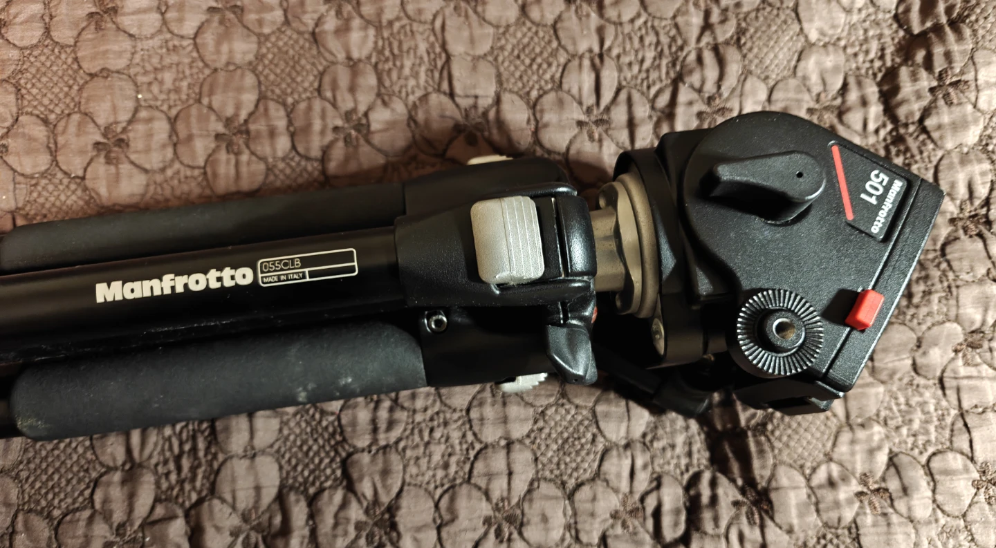 Manfrotto 510 Head with 055CLB Tripod Legs,