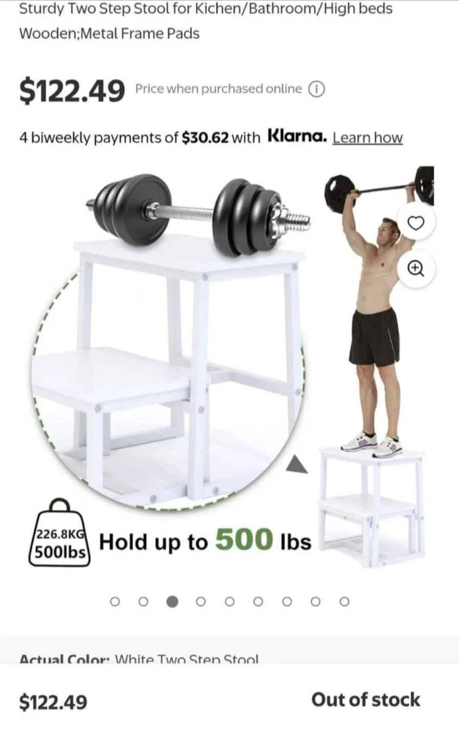 Step Stool for Adults ; Kids Holds up to Lb n Heavy Duty ... - photo 3