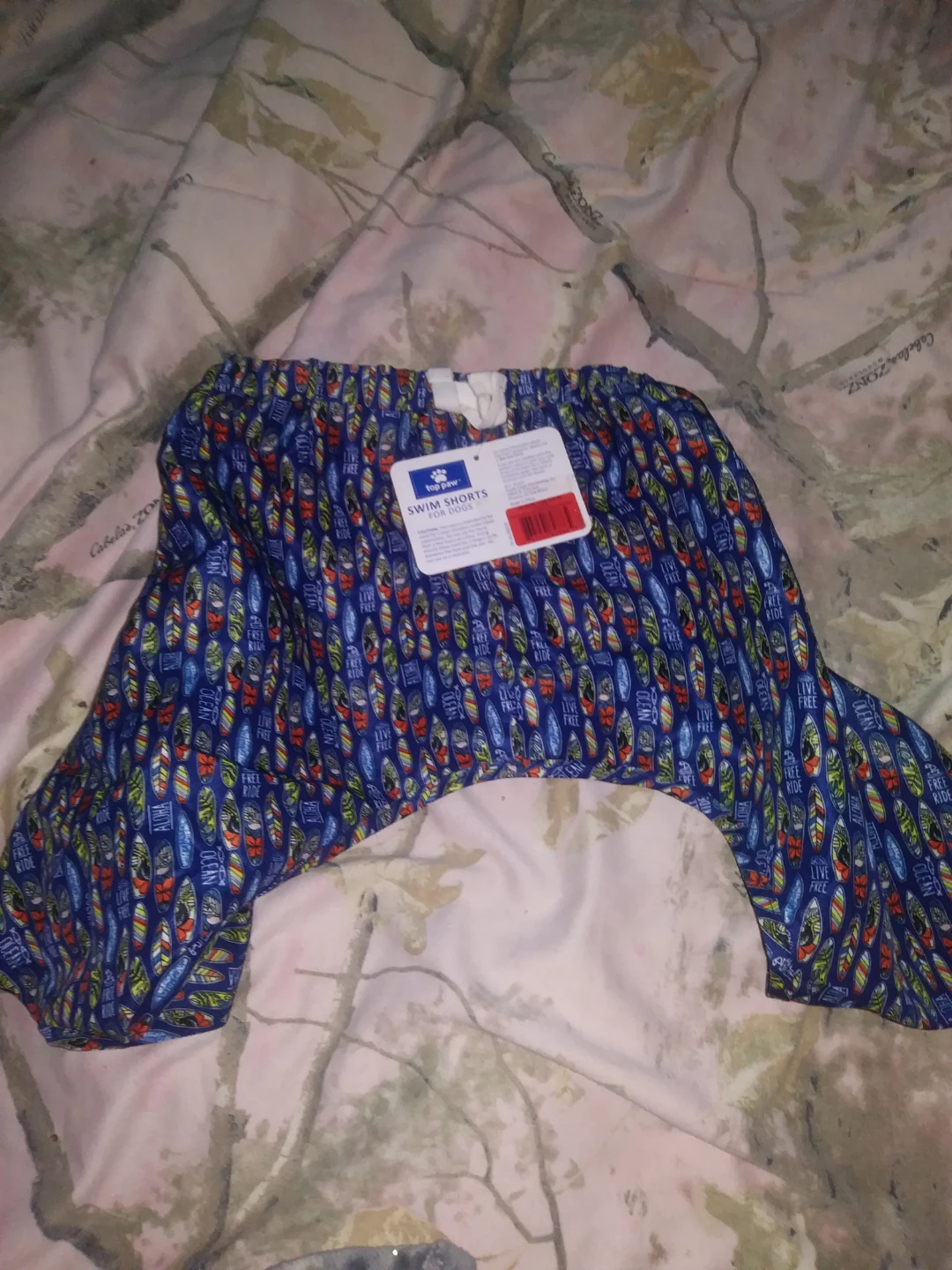 Top Paw Dog Swim Shorts - Size Large