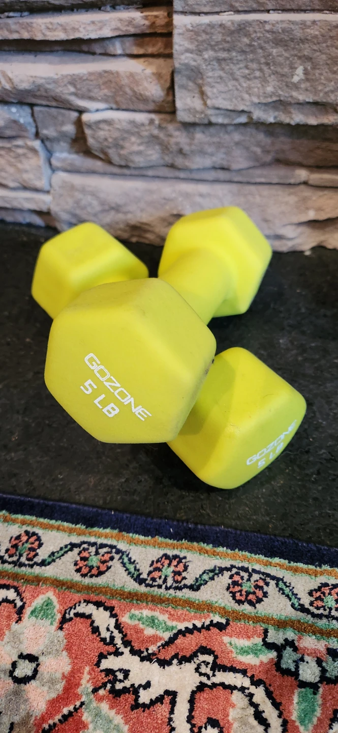 GoZone Dumbbells - 5 lb and 10 lb pairs
