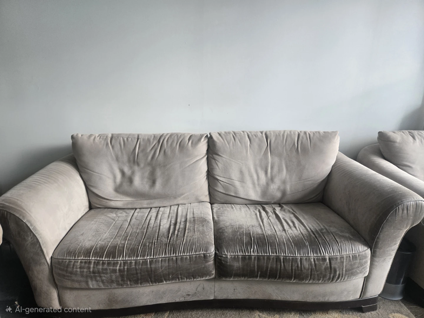 Velvet Sofa and Armchair Set for free - photo 2