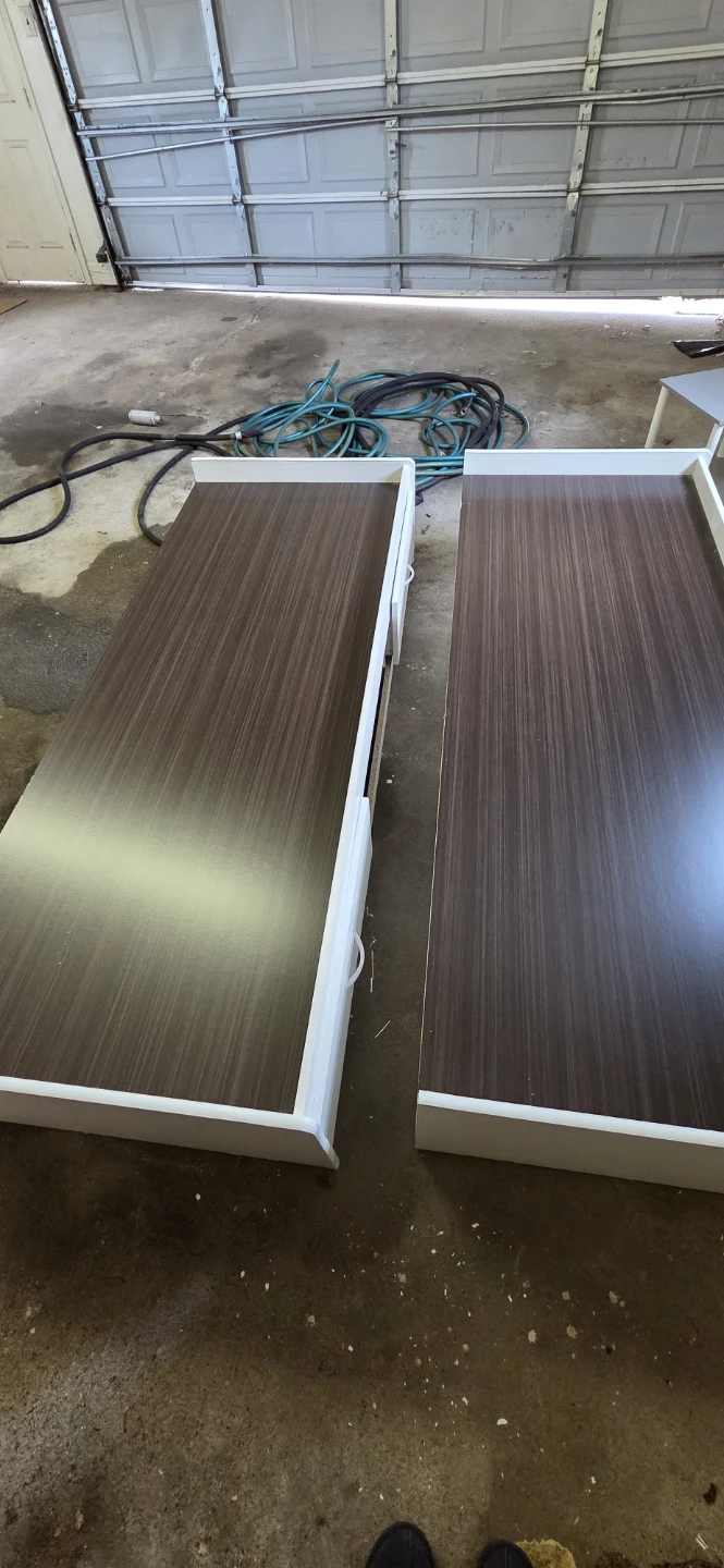 Queen bedframe and headboard