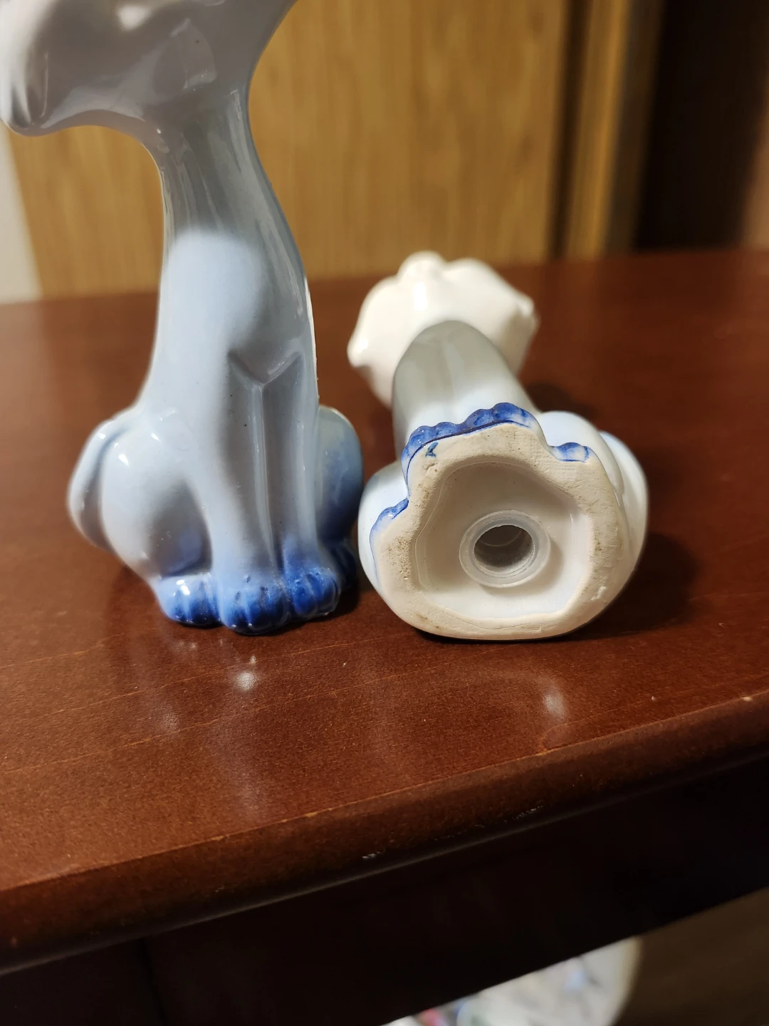 Vintage Ceramic Cat Salt and Pepper Shakers - photo 3