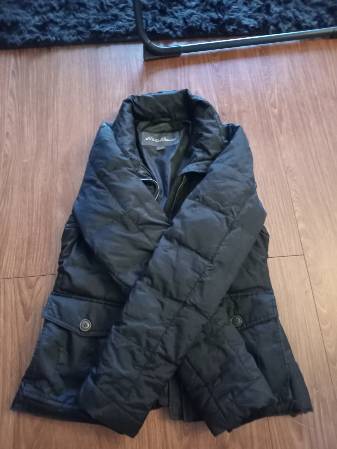 Eddie Bauer Puffer Coat - Black - photo 2