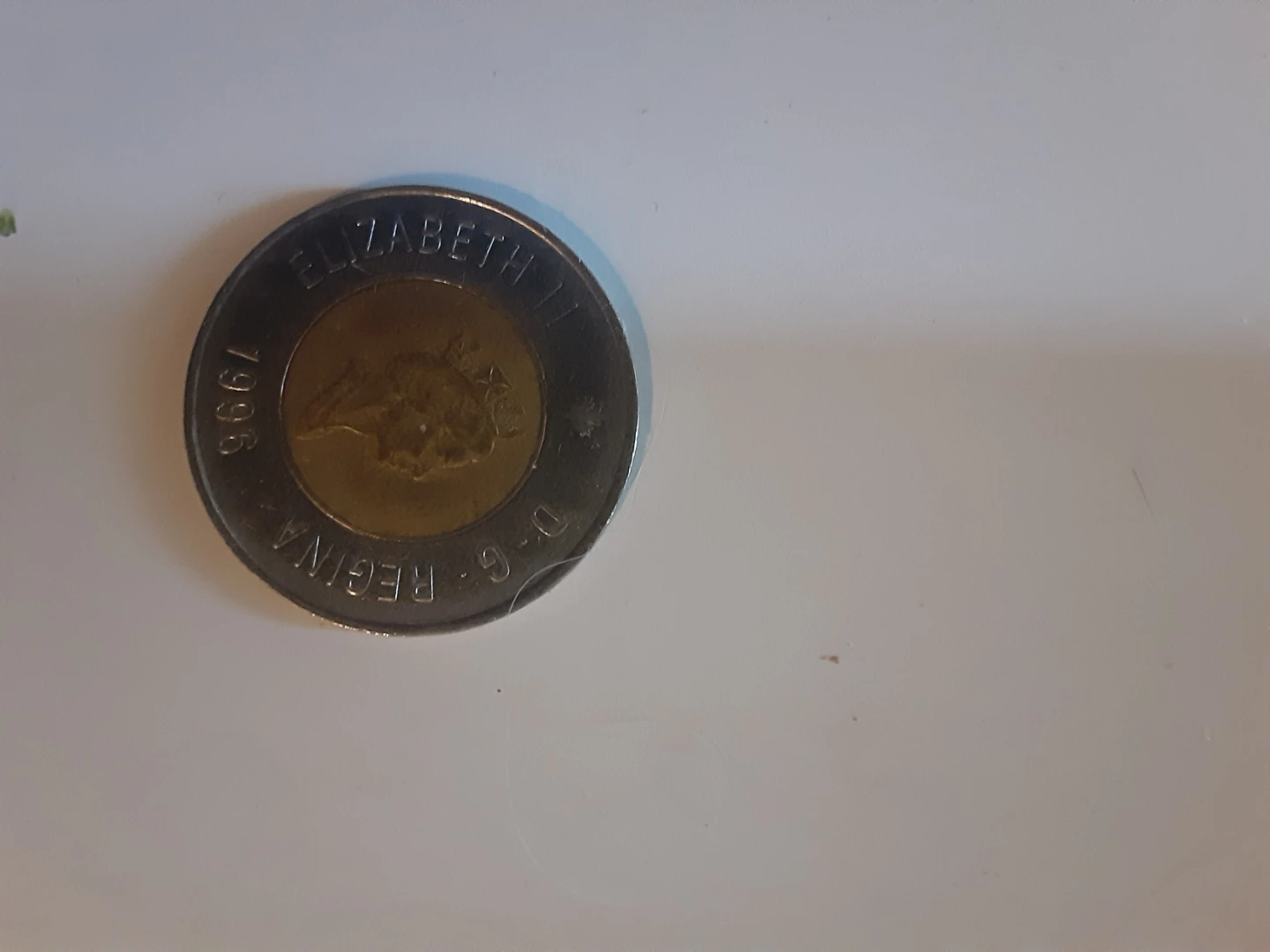 1996 Canadian Two Dollar Coin