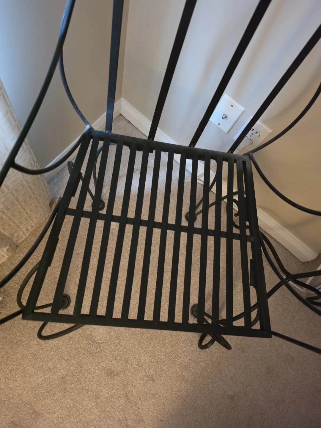 Two Eccentric Wrought Iron Chairs - photo 2