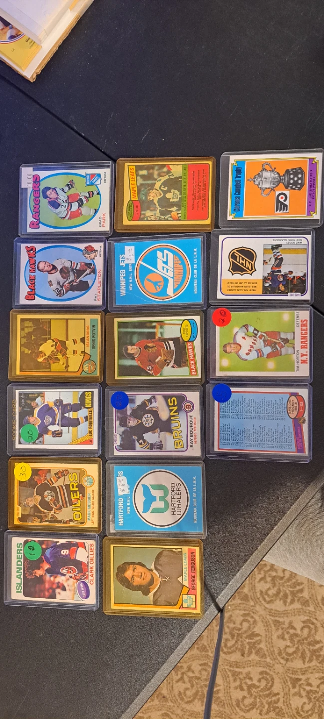 Collection of Vintage Hockey Cards