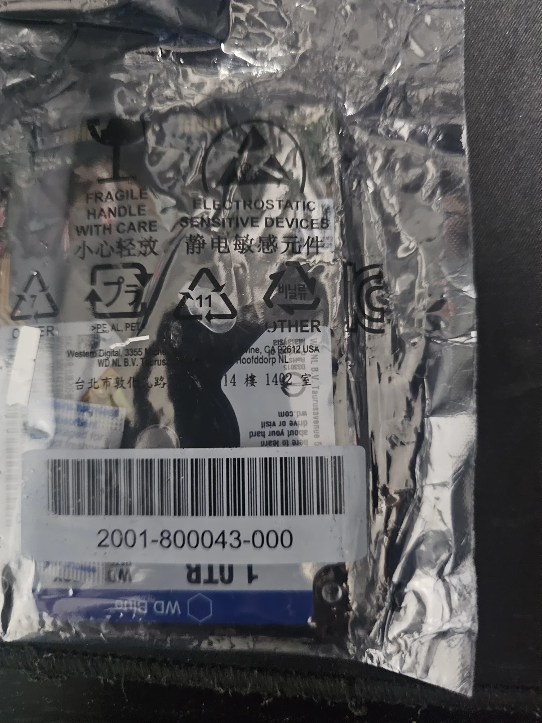 Western Digital 1TB Hard Drive