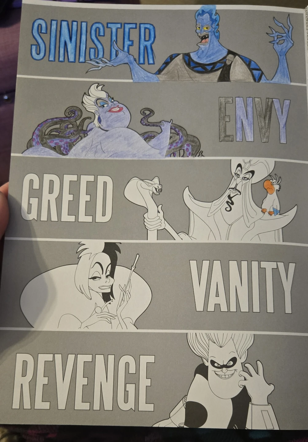 Disney Villains Coloring Book - photo 2