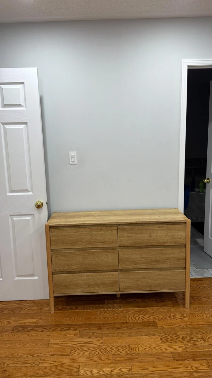 Light Wood 6-Drawer Dresser - photo 2