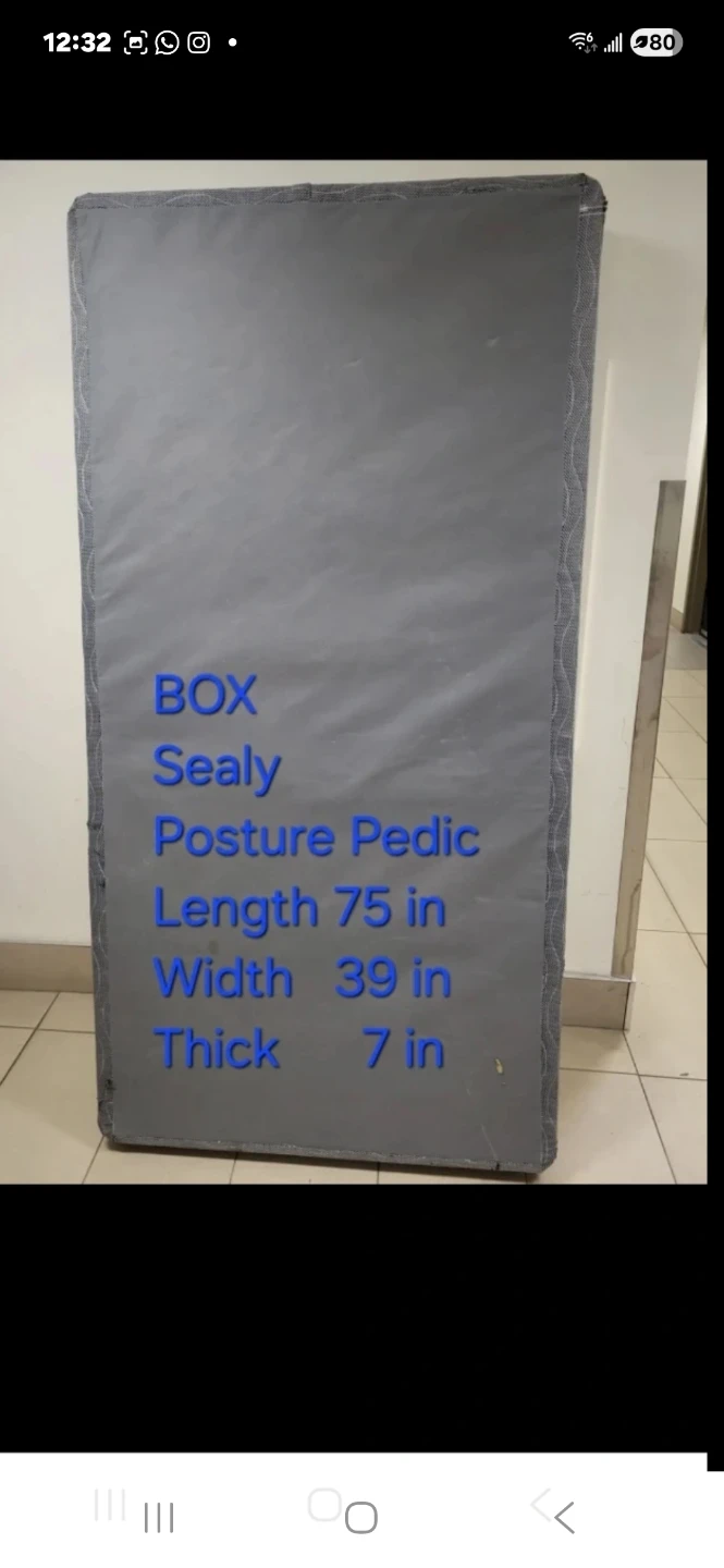 SEALY Posture Pedic Technology Twin Mattress BOX Only. NEW - photo 2