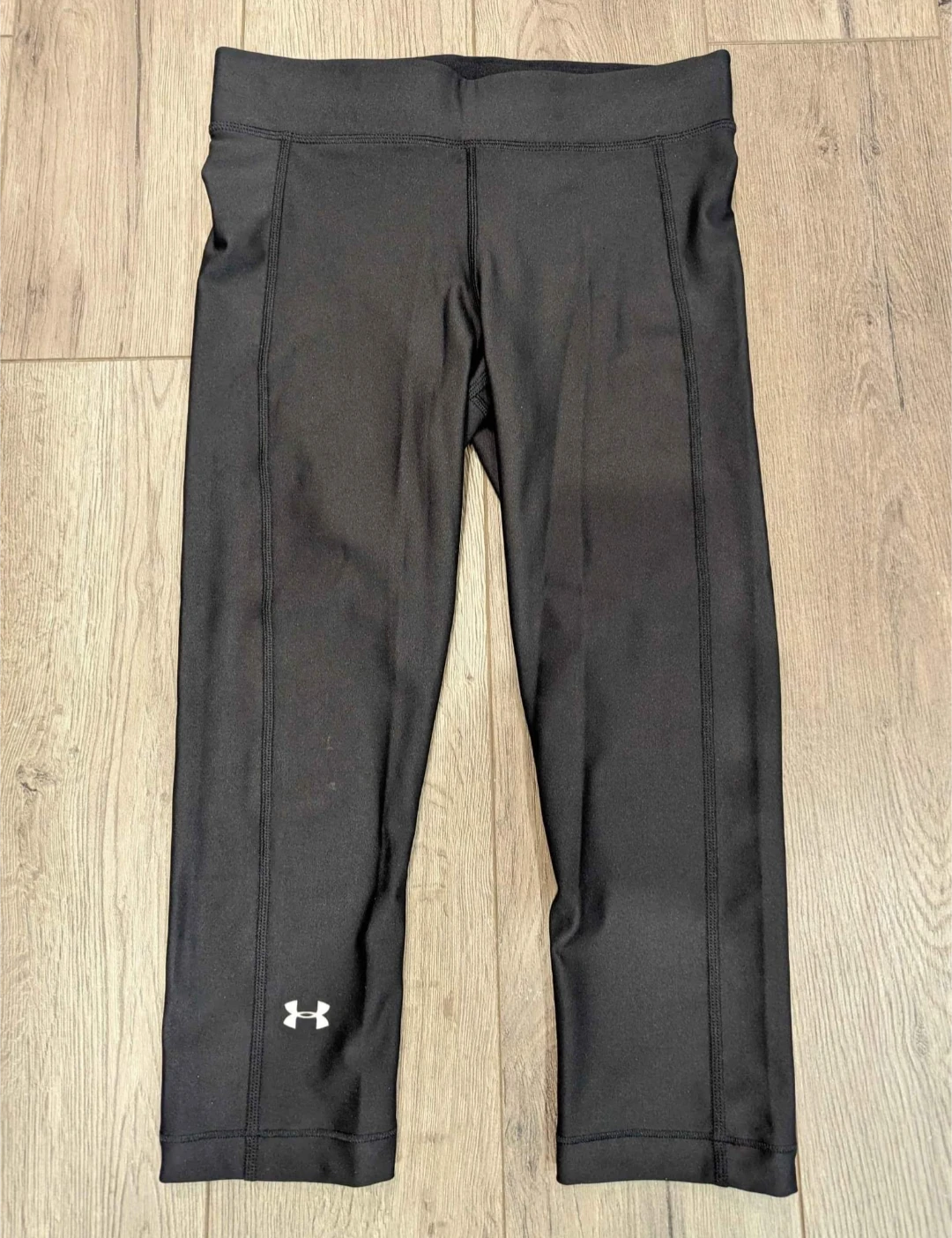 NWT -Women's Under Armour Black Compression Capri Pants Size M - photo 5