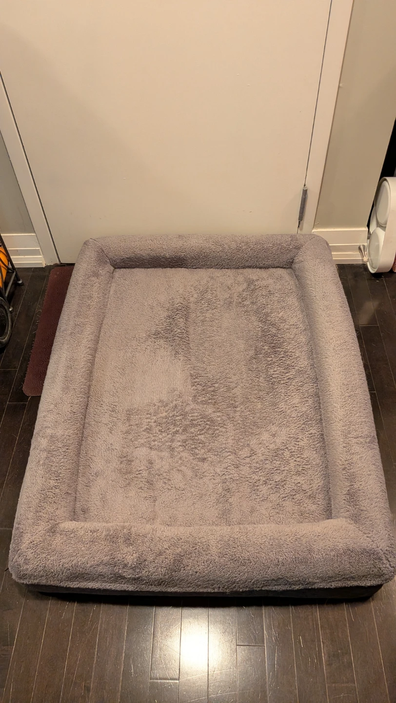 EHEYCIGA Dog Bed Large Grey XXL