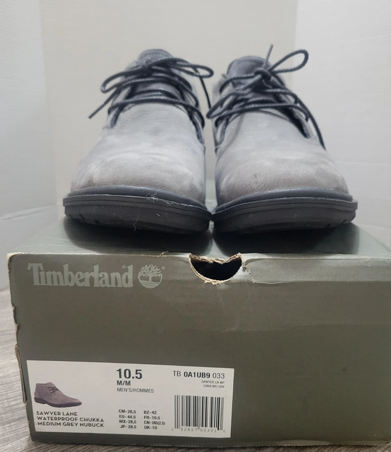 Timberland Waterproof Chukka Boots - Men's Size 10.5 -
