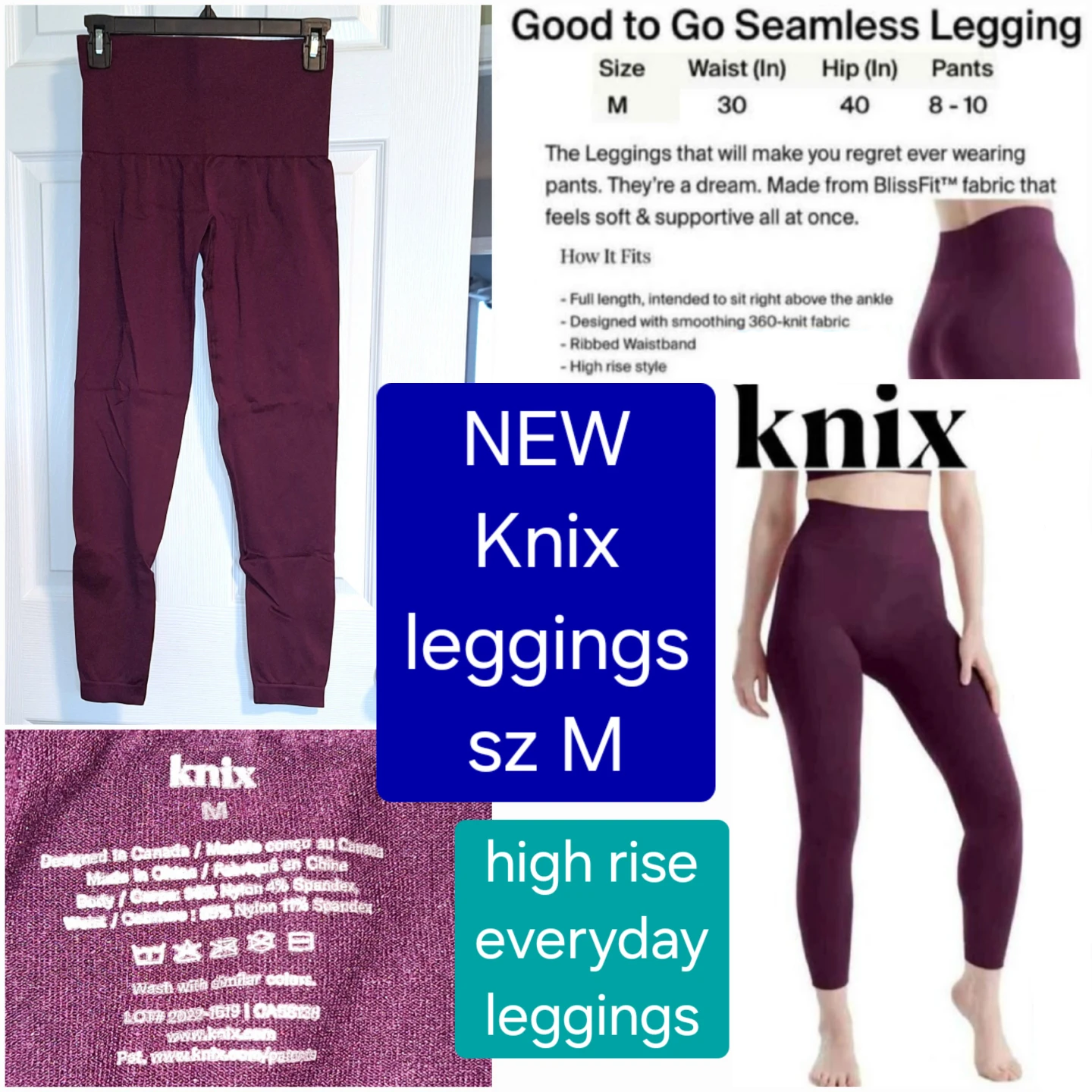 NEW Knix leggings - M