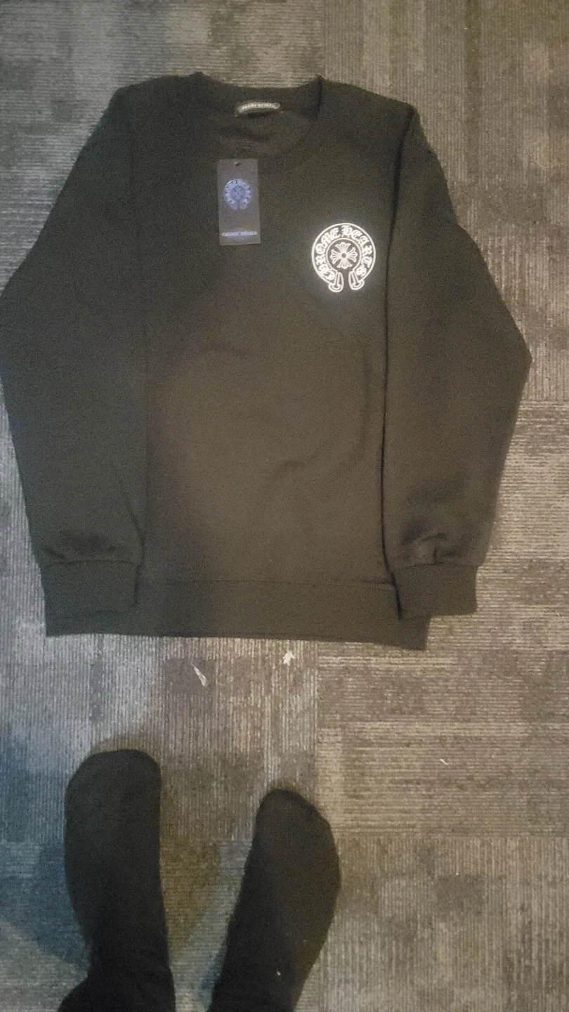 Chrome Hearts Black Crewneck Sweatshirt