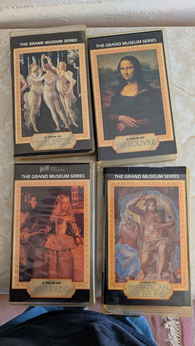 The Grand Museum Series VHS Set - 4 Great Museums