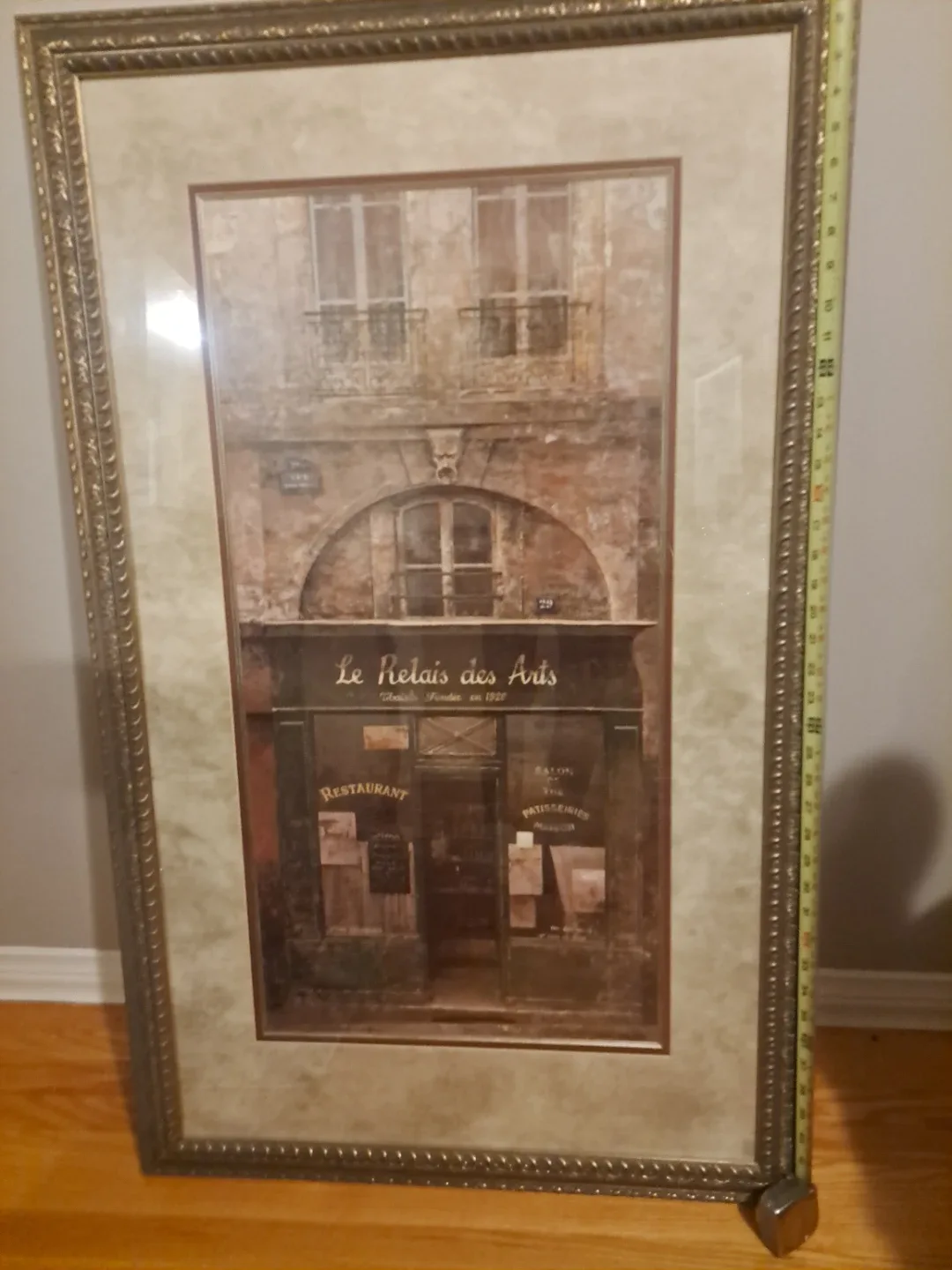 Set of 2 Framed Parisian Street Scene Art Prints - photo 3