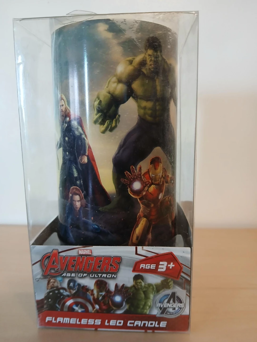 Marvel Avengers Age of Ultron Flameless LED Candle.