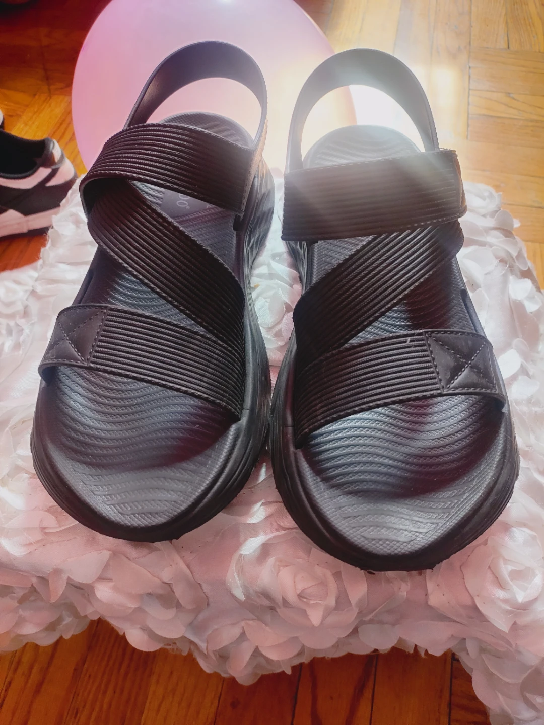 Black Platform Sandals