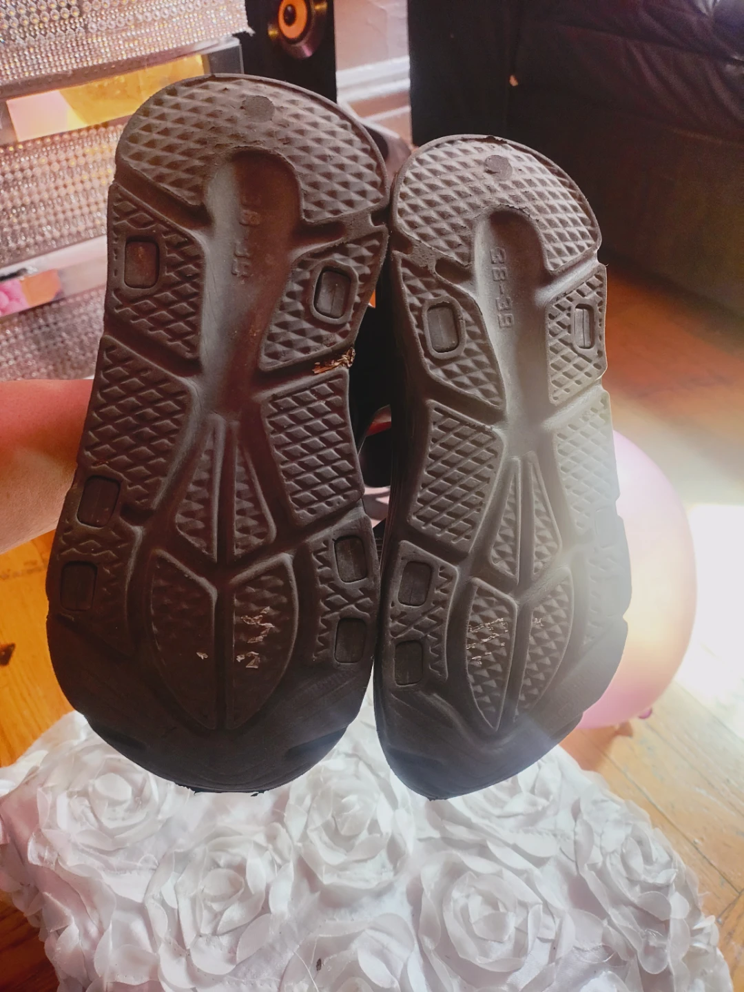 Black Platform Sandals - photo 4