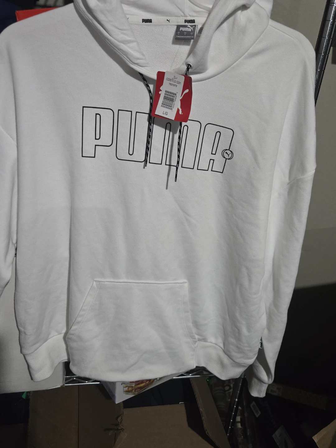 Puma White Hoodie L - photo 5