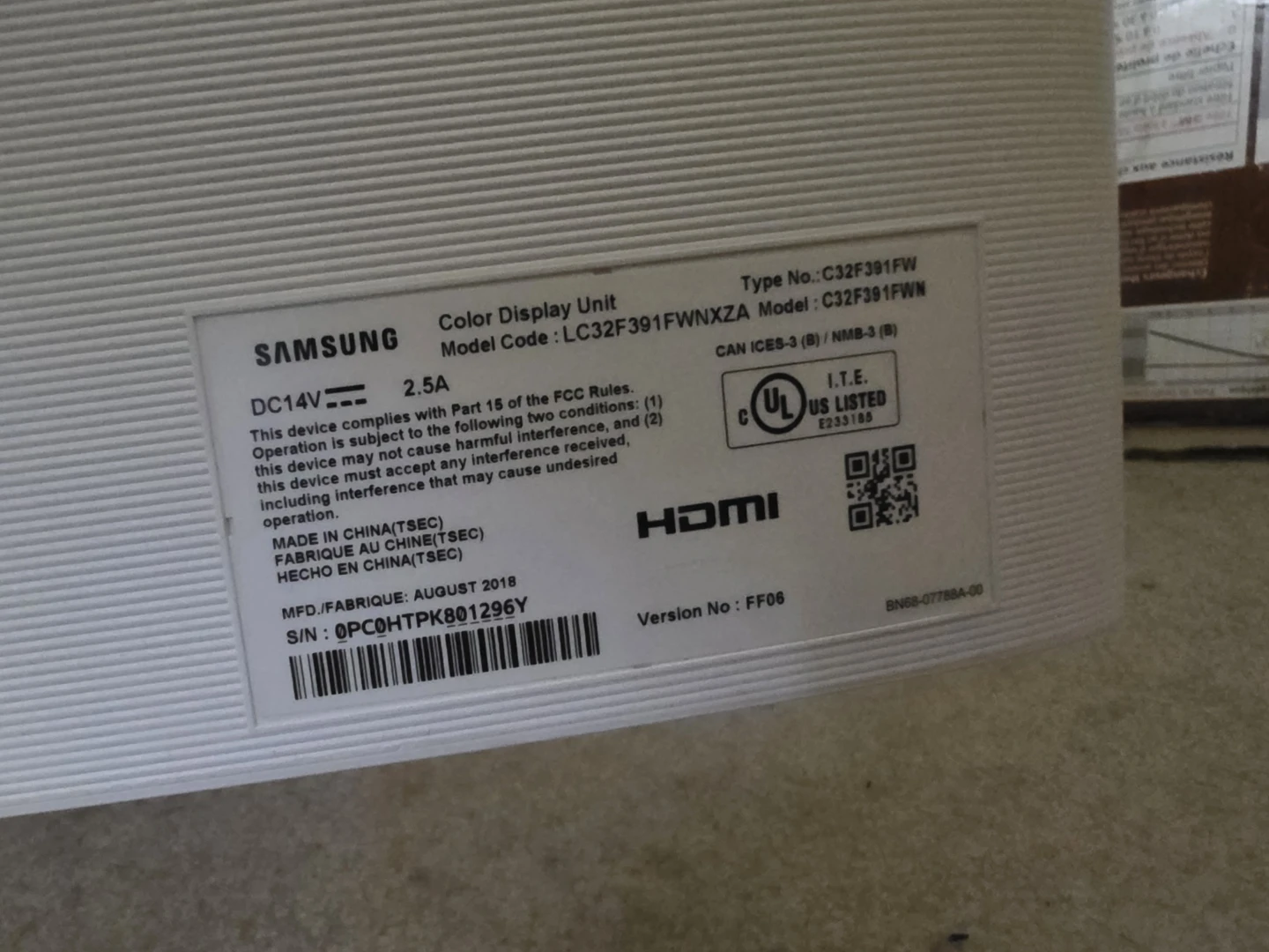 Samsung 32" C32F391FWN Curved Monitor - photo 4