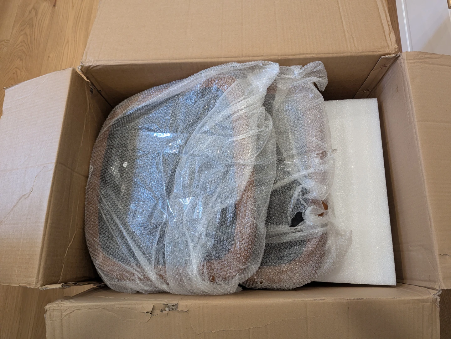 4x Brand New Brown Vegan Leather Chairs - photo 4