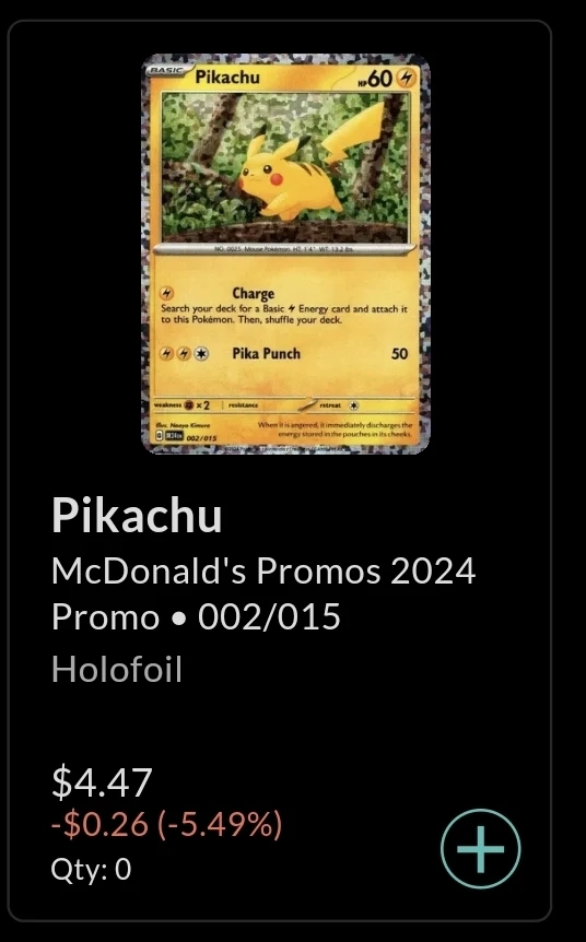 Pokemon McDonald's Promos 2024 Charizard & Pikachu Cards - photo 3