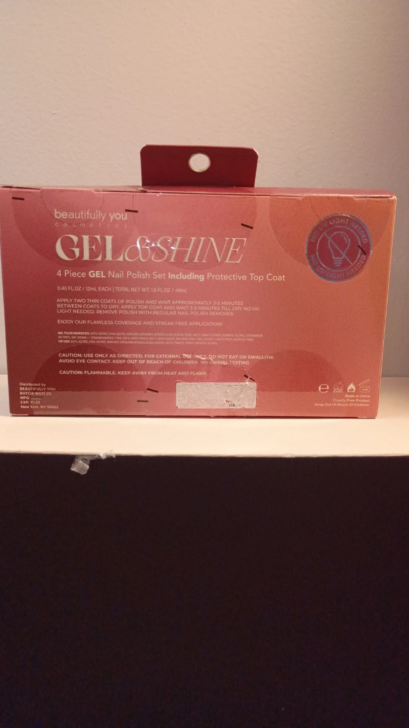 Beautifully You Gel & Shine 4 Piece Nail Polish Set - photo 2