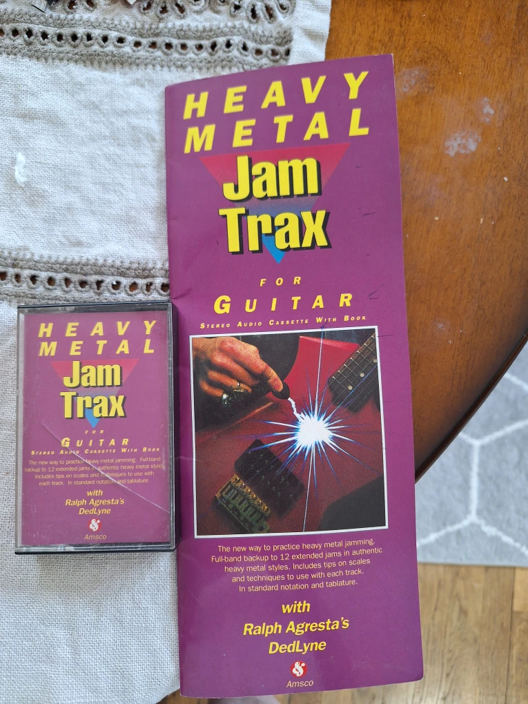 Jam Trax for Guitar Stereo Audio Cassette with Book Lot - photo 3