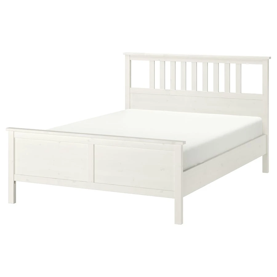 IKEA HEMNES Bed Frame – White - Queen (FREE mattress)
