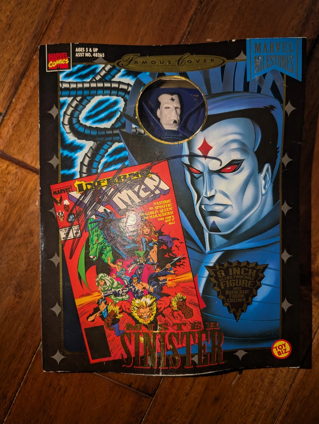 Signed Marvel Milestones Mr. Sinister 8-Inch Figure
