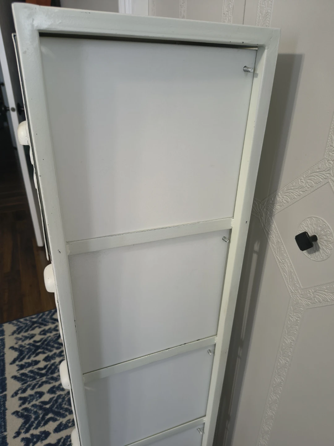 White 4-Drawer Metal Locker Cabinet - photo 3