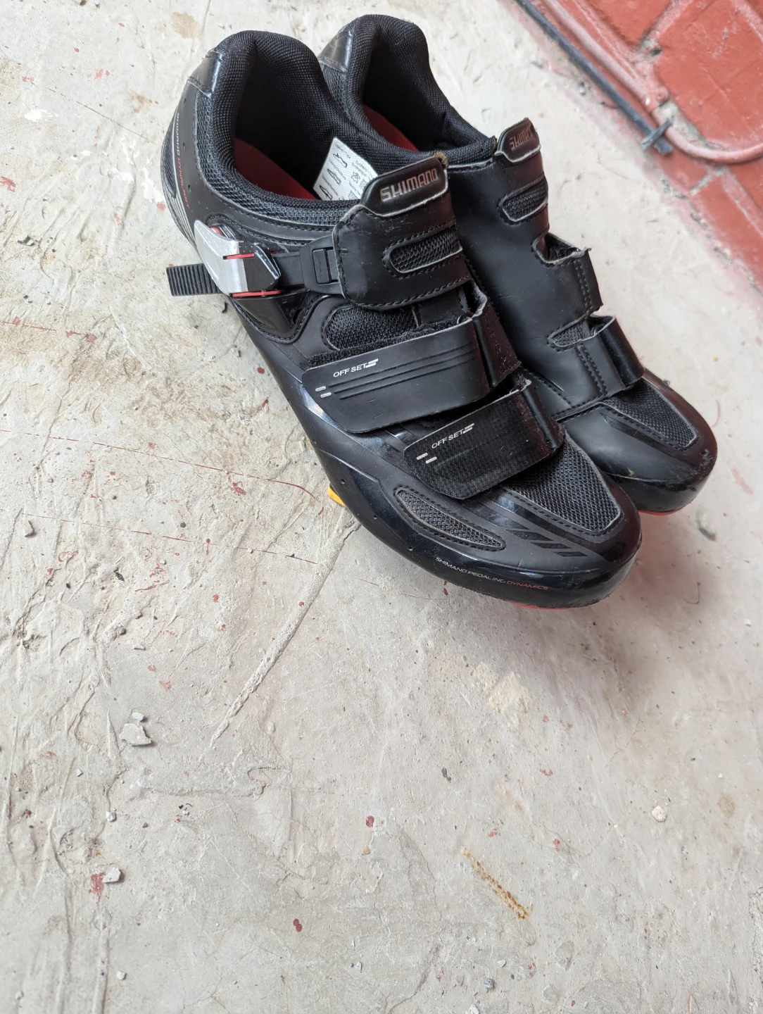 Shimano Road Bike Shoes w cleats 10.5
