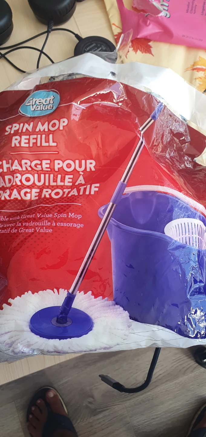 Great Value Spin Mop Refill