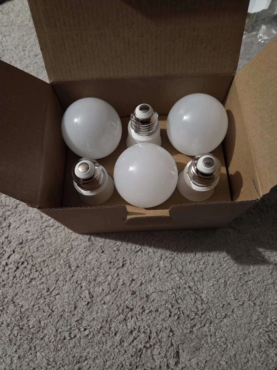 NEW 6-Pack Dimmable LED Light Bulbs (60W Equivalent, A19, 2700K)