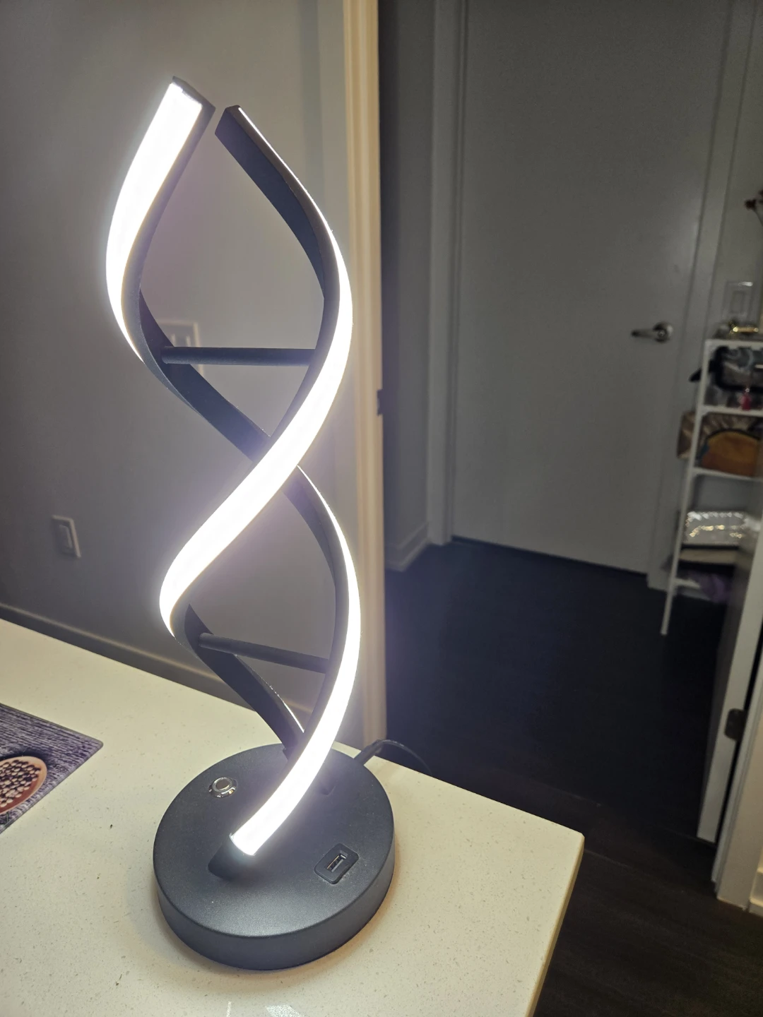 Modern LED Spiral Desk Lamp - photo 2