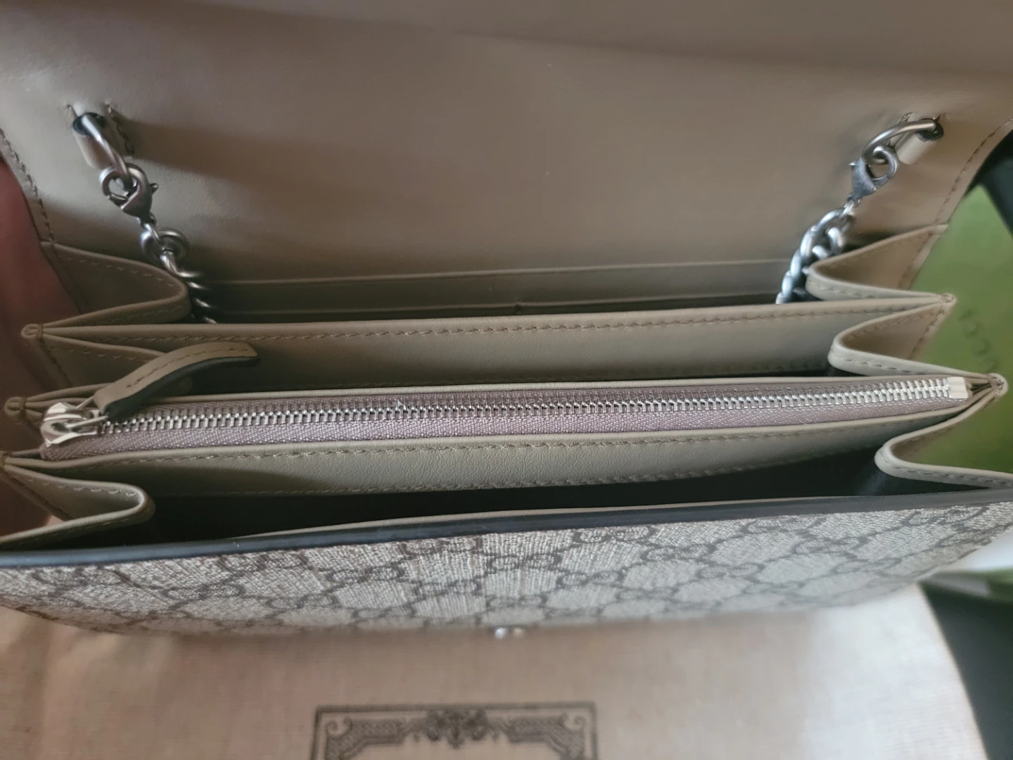 Authentic Gucci GG Supreme Dionysus Wallet On Chain - photo 4
