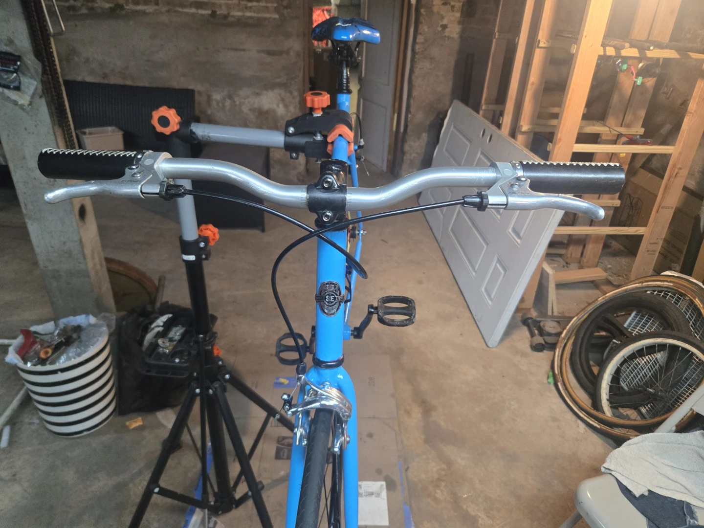 Blk- blu. 700c. Free wheel road bike - photo 2